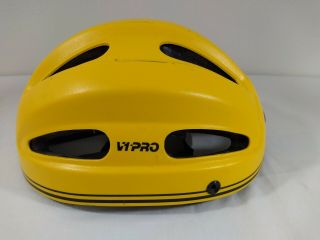 Vintage 1990 BELL V1 PRO BICYCLE HELMET Yellow 3