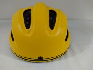 Vintage 1990 BELL V1 PRO BICYCLE HELMET Yellow 4