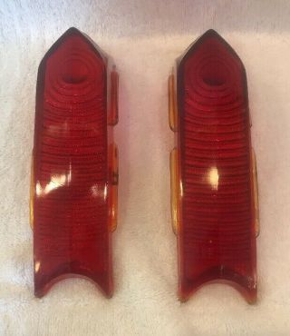 Vintage Pair Taillights 1949 - 50 Mercury (and Others?) 503 503l