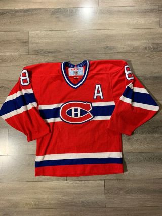 Vintage Montreal Canadiens Red 8 Recchi Ccm Men’s Size Small Nhl Hockey Jersey