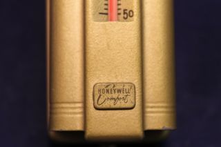 Vintage Honeywell Comfort Thermostat with thermometer Retro Art Deco TM11A2X91A1 2