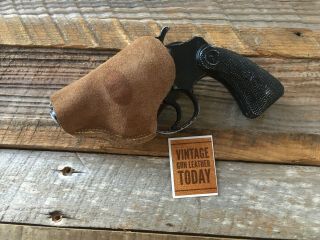 Vintage Jay Pee Suede Leather Iwb Holster For S&w Chiefs Special Colt Detective