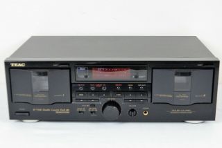 Teac W - 750r Dual Cassette Deck,  Auto Reverse,  Hx Pro,  Reconditioned,  Guarantee