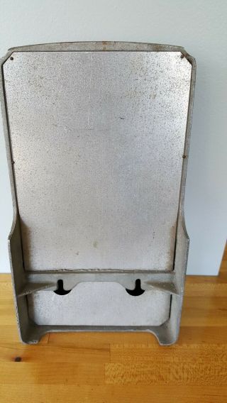Vintage Cast Aluminum Mailbox Wall Mount Post Box 8