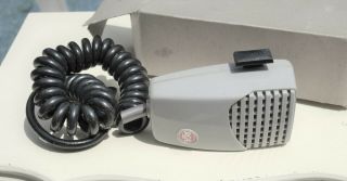 Vintage Rca Cb Radio Mobile 4 Pin Flat Grey Microphone
