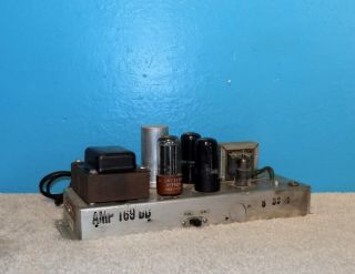 Magnavox Amp - 169bb Mono Tube Power Amplifier 6v6gt