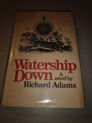 Watership Down By Richard Adams 1st Ed 1st Printing 1972 Hc Fantasy Classic