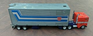 1984 Vintage G1 Transformers Optimus Prime Action Figure And Trailer