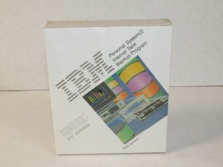 Nos Vtg Ibm Personal System/2 Internal Tape Backup Program Computer Os Diskette