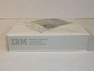NOS Vtg IBM Personal System/2 Internal Tape Backup Program Computer OS Diskette 2