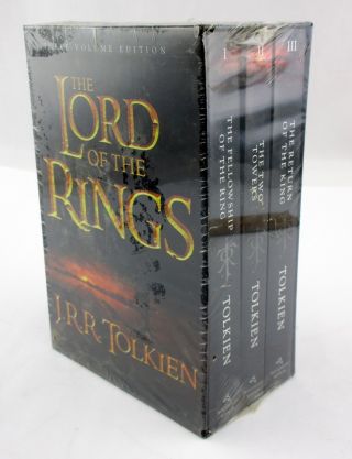 The Lord Of The Rings.  3 Vol.  Set J.  R.  R.  Tolkien Houghton Mifflin
