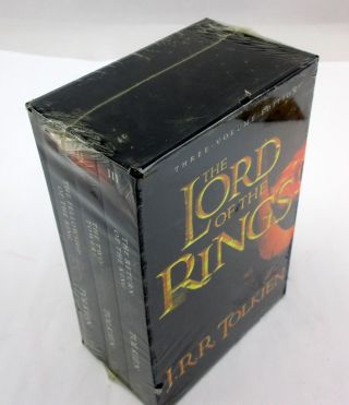 The Lord of the Rings.  3 Vol.  Set J.  R.  R.  Tolkien Houghton Mifflin 3