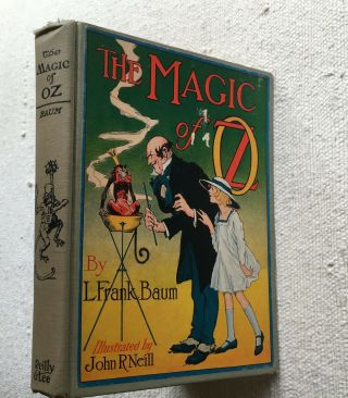 The Magic Of Oz - L.  Frank Baum Vintage Reprint,  1940s Or 50s - B/w Illus