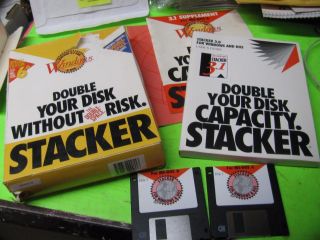 Stacker Version 3.  1 For Windows & Ms - Dos 6.  0 Double Disk Space Software Complete