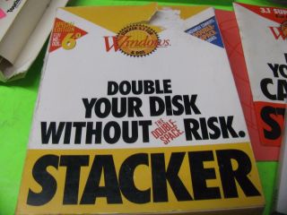 STACKER VERSION 3.  1 for WINDOWS & MS - DOS 6.  0 DOUBLE DISK SPACE SOFTWARE COMPLETE 4
