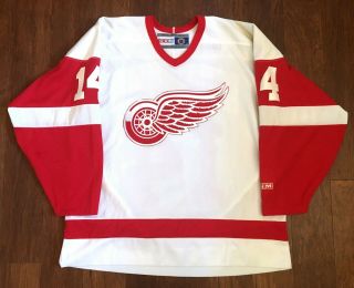 Brendan Shanahan 14 Vintage Ccm Detroit Red Wings Nhl Hockey Jersey Adult Xl