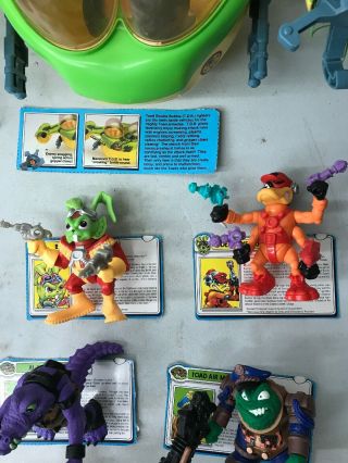 Bucky O’Hare Vintage 8 Action Figures W/ Cards And 2 Vehicles 5