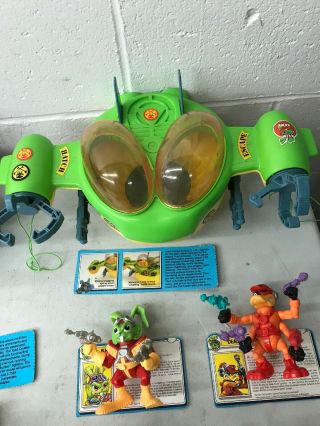 Bucky O’Hare Vintage 8 Action Figures W/ Cards And 2 Vehicles 8