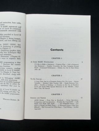 Radio Shack: Programming Techniques for TRS - 80 Level II Basic (1981,  Paperback) 3