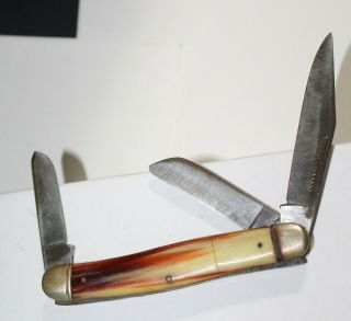 Vintage Pocket Knife John Primble Bel Knap Hdw & Mfg Co 5385