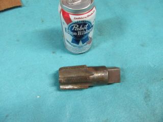 Vtg 1 - 1/2 " Pipe Tap,  Sw Card,  6 Flute,  Npt,  Mansfield,  Mass Gd,  