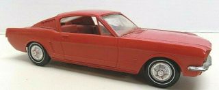 Vintage Amt Dealer Promo Car - 1964 Ford Mustang - Screwbottom - 1/25 Scale