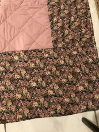 Vintage Handmade Quilt Queen Size 3