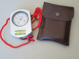 Vintage Suunto Kb - 14/360r Precision Bearing Compass With Leather Case