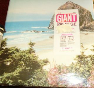 Nos Giant 100 Page Photo Album Vintage 11x11 " Tropical Scene Vacation Large Size