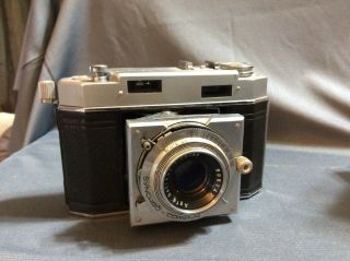 Agfa Karat 36 35mm Slr Film Camera.  W/ Solinar 1:2,  8/50 Synchro - Compur Lens.