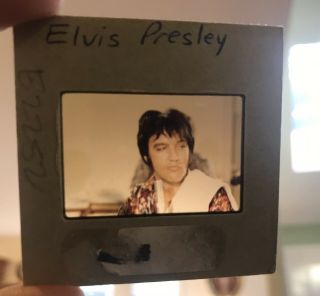 VINTAGE CANDID ELVIS PRESLEY 35mm Transparency 1970 THATS THE WAY IT IS 2