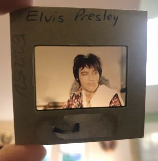 VINTAGE CANDID ELVIS PRESLEY 35mm Transparency 1970 THATS THE WAY IT IS 3