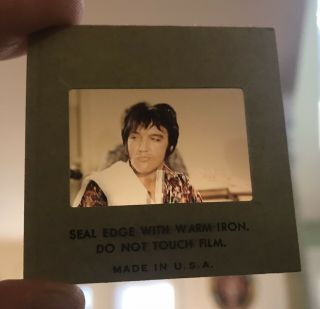 VINTAGE CANDID ELVIS PRESLEY 35mm Transparency 1970 THATS THE WAY IT IS 4