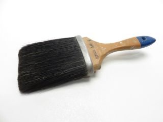 3.  5 " Old Vtg Morck 330 Pure Bristle Wood Paint Brush 10.  5 " Long Ba4a1920