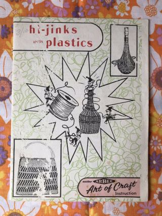 Hi - Jinks With Plastics Arbee Pattern Book Vintage Tubing Handbag Coat Hangers