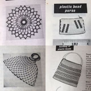 HI - JINKS with PLASTICS Arbee PATTERN BOOK Vintage Tubing Handbag Coat Hangers 5