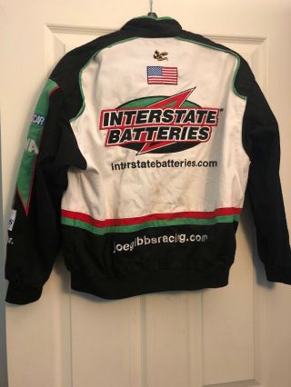 Vintage 90s Chase Authentics Youth Large Bobby Labonte NASCAR Racing Crew Jacket 2