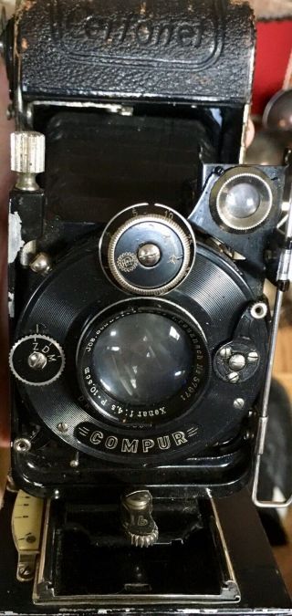 Certonet Folding Camera - Schneider Kreuznach Xenar F:4.  5 Compur Shutter