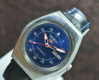 Vintage Seiko 5 Day Date 17 Jewels 6309 Automatic Movement Men ' s Wrist Watch 2