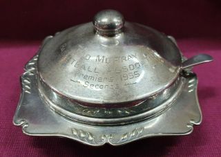 Vintage Silver Plated Trophy Mid Murray Basketball Association Premiers 1955