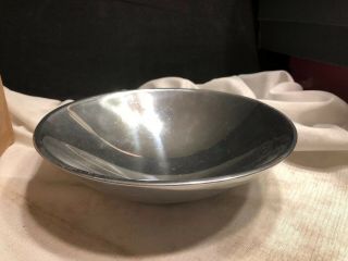 Vintage Nambe 547 Aloy Metal Serving Bowl Dish Usa 10x3 1990s