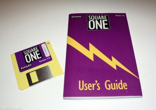 Vintage Mac Software • 1992 Square One - Apple Macintosh - 3.  5 " Floppy Disk