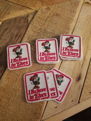 I Believe In Elves 18 Girl Scout Patches Vintage Keebler Elf Iron