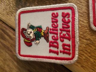 I Believe In Elves 18 Girl Scout Patches Vintage Keebler Elf Iron 2