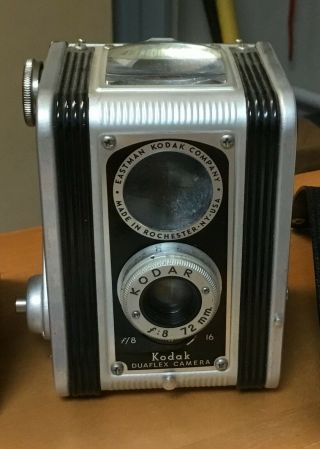 Vintage Eastman Kodak Duaflex Camera w/ Kodak Lens w/ Box and Cover 3