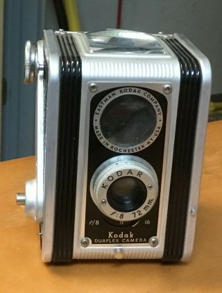Vintage Eastman Kodak Duaflex Camera w/ Kodak Lens w/ Box and Cover 5