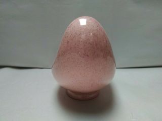 28 Vtg 1950s Red Wing Pottery 1582 Pink Speckled Signature Color Planter 4