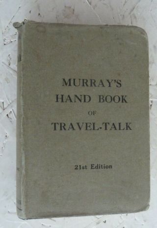 Vintage Book 1927 Murray 