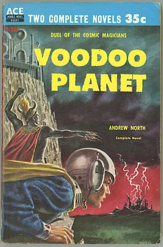 Ace Sci - Fi Double D - 345 Andrew North Voodoo Planet / Plague Ship Ed Emsh Fine