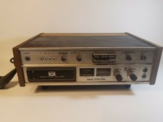 Akai Gxr - 82d 8 Track Player Recorder Parts As - Is